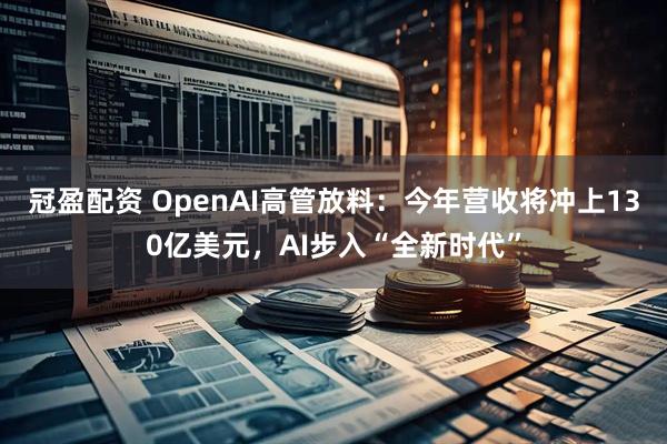 冠盈配资 OpenAI高管放料：今年营收将冲上130亿美元，AI步入“全新时代”